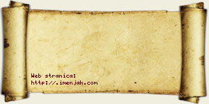 Jabuka Curaković vizit kartica